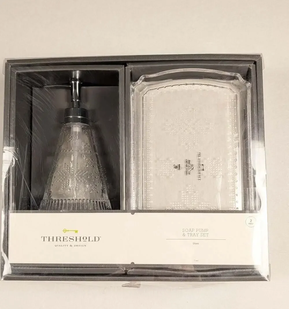 Threshold Soap Pump & Tray Set